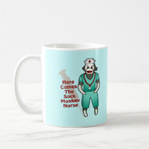 Mug Infirmière Singe Chaussette