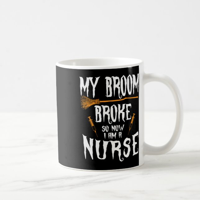 Mug Infirmière sorcière Drôle Dire Costume Facile Hall (Droite)