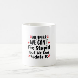 Mug Infirmières et infirmiers-cadeaux Nous ne pouvons 