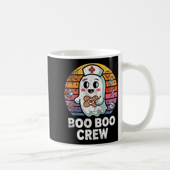 Mug Infirmières Halloween Équipe de Bobo Rétro Vintage (Droite)