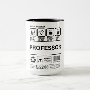 Mug Informations amusantes sur la gestion des professe