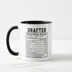 Mug Informations nutritionnelles drôles pour projeteur