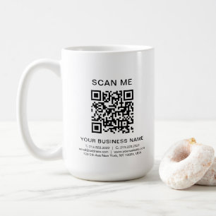 Mug Informations professionnelles personnalisées QR Co