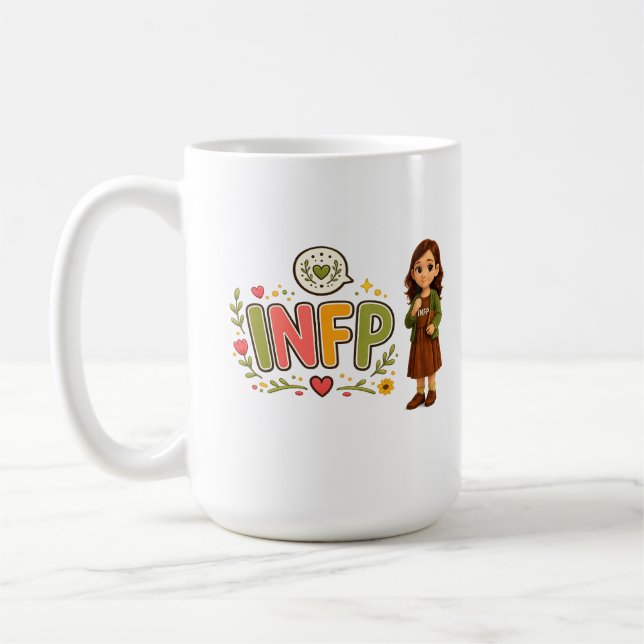 Mug INFP — A Sonhadora Criativa (Gauche)