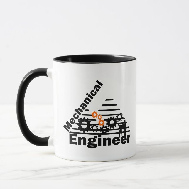 Mug Ingénierie mécanique Ingénieur drôle (Gauche)
