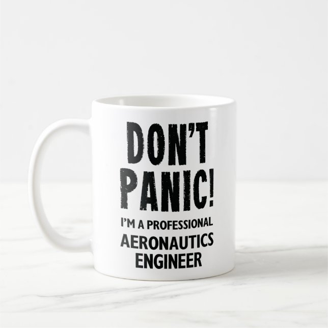 Mug Ingénieur aéronautique (Gauche)