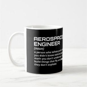 Mug Ingénieur aérospatial - Définition amusante W-1