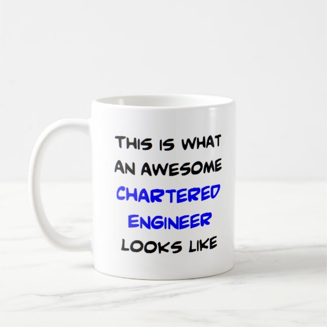 Mug ingénieur affrété, génial (Gauche)