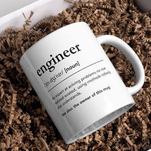 Mug Ingénieur amusant Définition Ingénierie Humour mod
