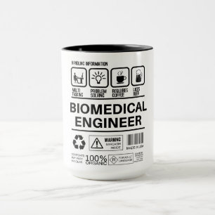Mug Ingénieur biomédical amusant Informations de manip