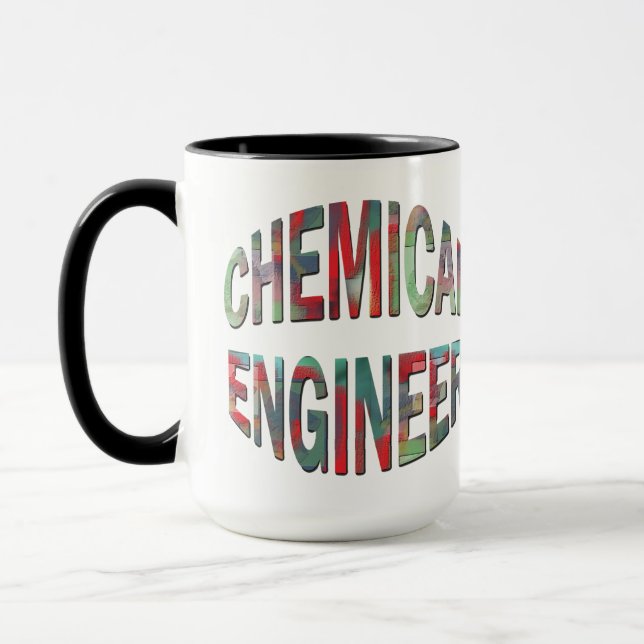 Mug Ingénieur chimique coloré (Gauche)