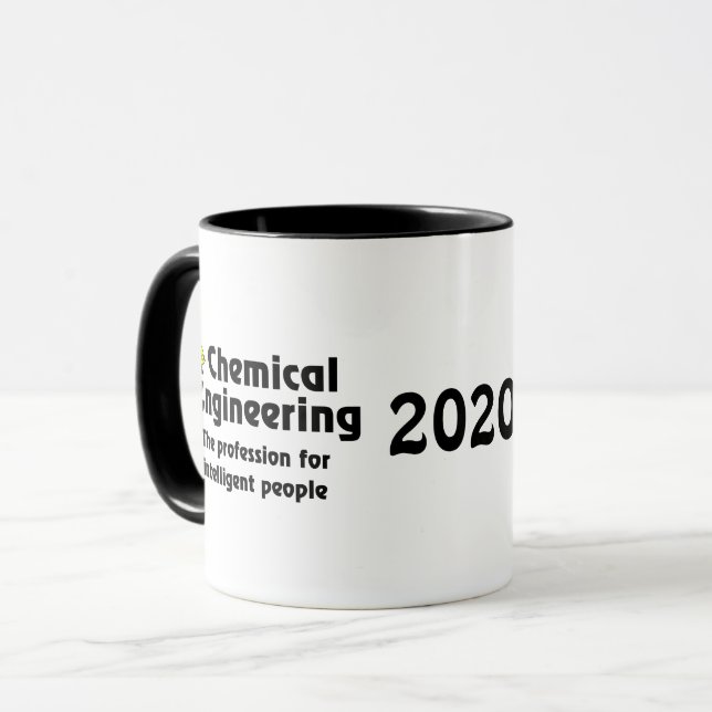 Mug ingénieur chimique intelligent (Devant gauche)