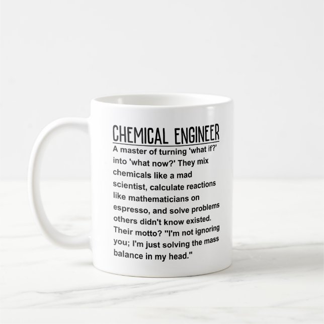 Mug Ingénieur chimiste (Gauche)