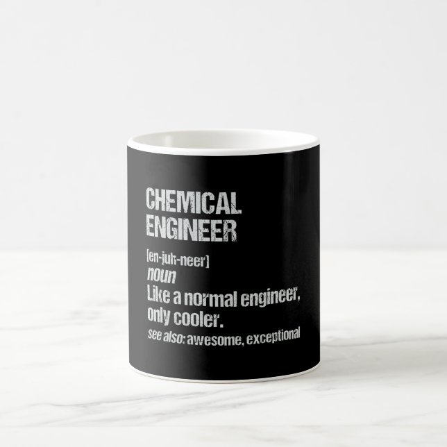 Mug Ingénieur chimiste diplômé d'ingénieur amusant (Centre)
