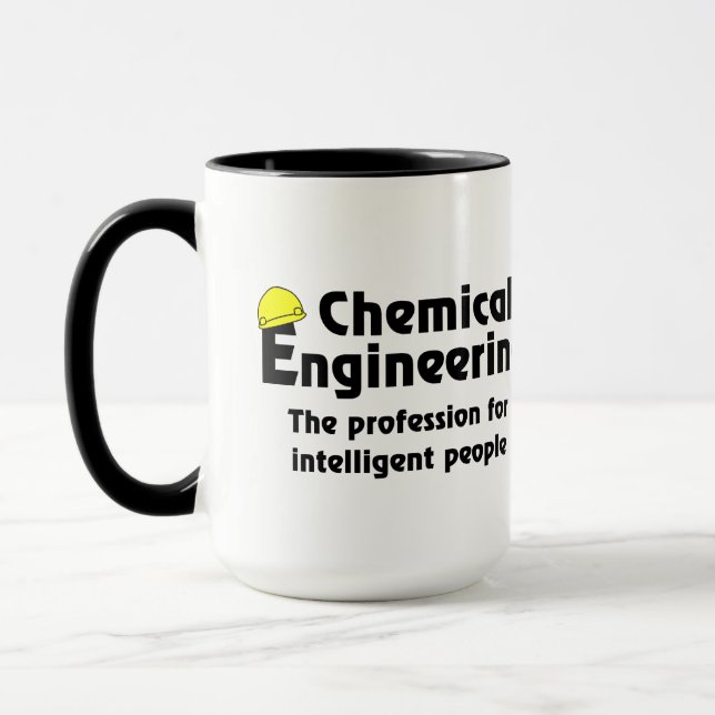 Mug Ingénieur chimiste intelligent (Gauche)