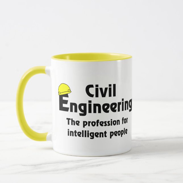 Mug ingénieur civil intelligent (Gauche)