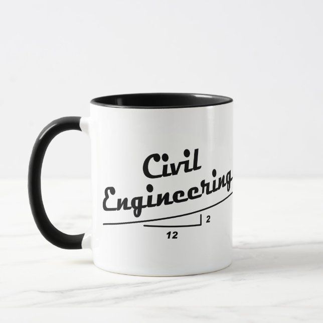 Mug Ingénieur civil pente (Gauche)