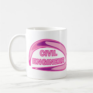 Mug Ingénieur civil rose