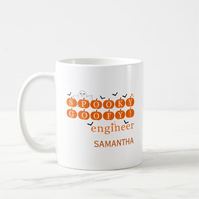 Mug Ingénieur de toiture éffrayant (Gauche)