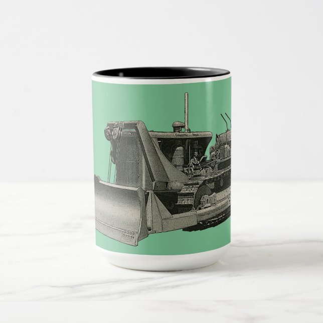 Mug INGÉNIEUR D'EXPLOITATION vintage BULLDOZER PERSONN (Centre)