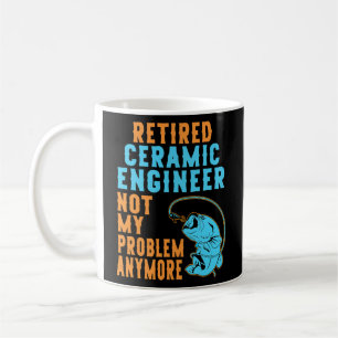 Mug Ingénieur en céramique retraité Pêcheur Lover Retr