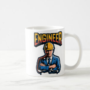 Mug Ingénieur en lettres grecques Stem Humour nerd