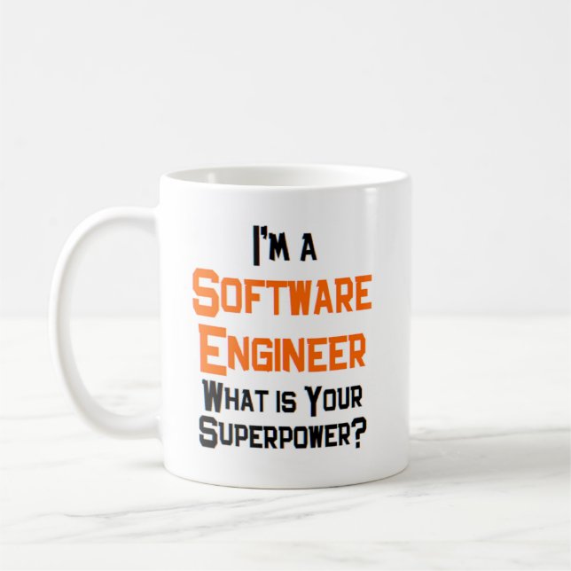 Mug ingénieur logiciel (Gauche)