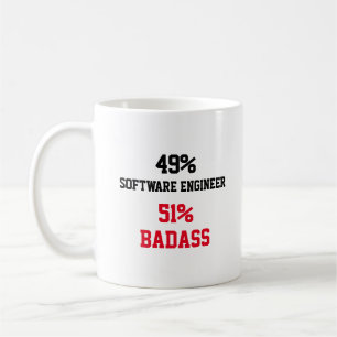 Mug Ingénieur logiciel Badass