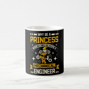 Mug Ingénieur mécanique Princesse