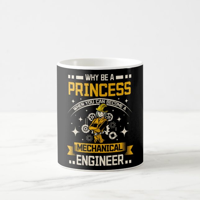 Mug Ingénieur mécanique Princesse (Centre)