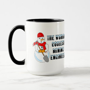 Mug Ingénieur minier le plus froid Snowman
