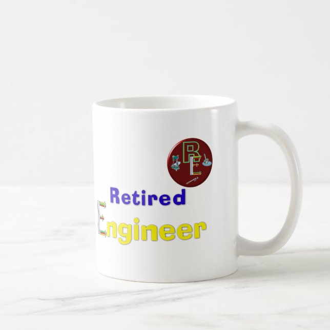 Mug Ingénieur retraité (Droite)