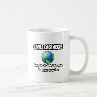 Mug Ingénieurs civils...Faire du monde un meilleur end