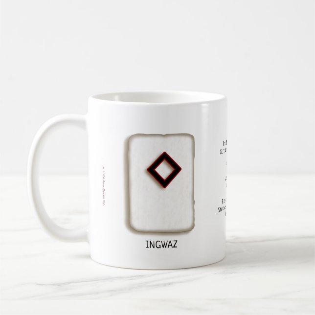 Mug Ingwaz RuneStone 11 oz. (Gauche)