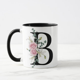 Mug initial "B" élégant
