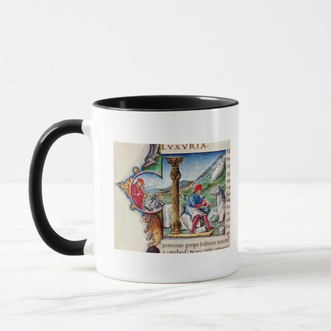 Mug Initiale 'L de Historiated (Gauche)