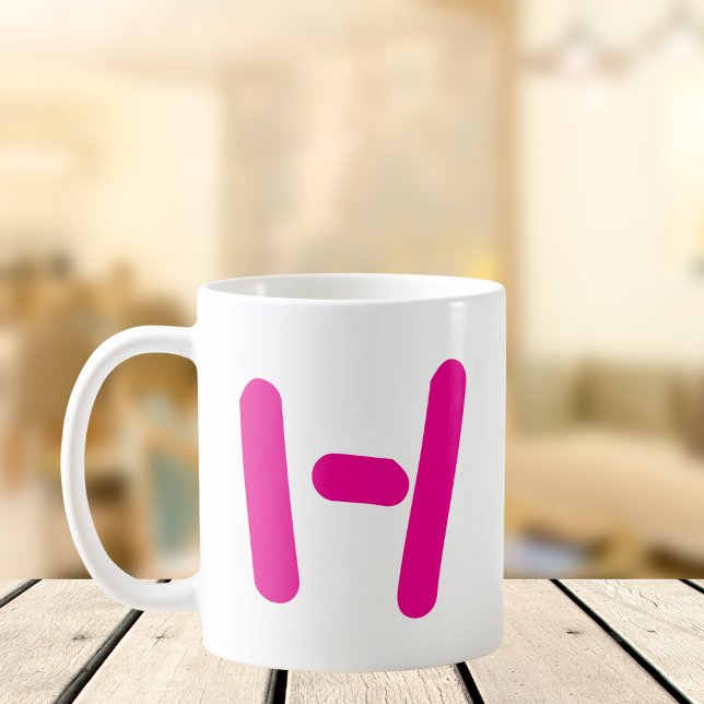 Mug Initiale moderne personnalisée (Créateur téléchargé)