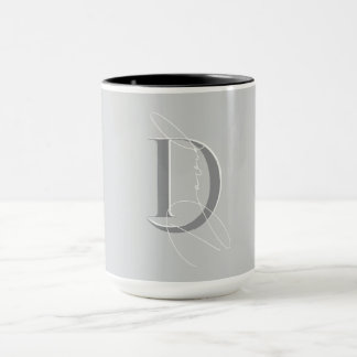Mug Initiales de nom personnalisé élégant fille