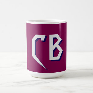 Mug Initiales minimalistes Monogrammes professionnels