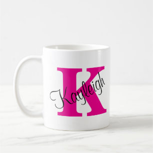 Mug Initiales personnalisées classiques et élégantes N