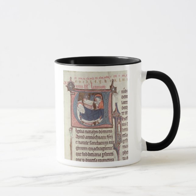 Mug Initiales "U" et 'I de Historiated (Droite)