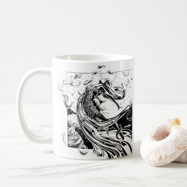 Mug Inktober 2018 Jour 26 - Étendue de l'imagination (Avec donut)