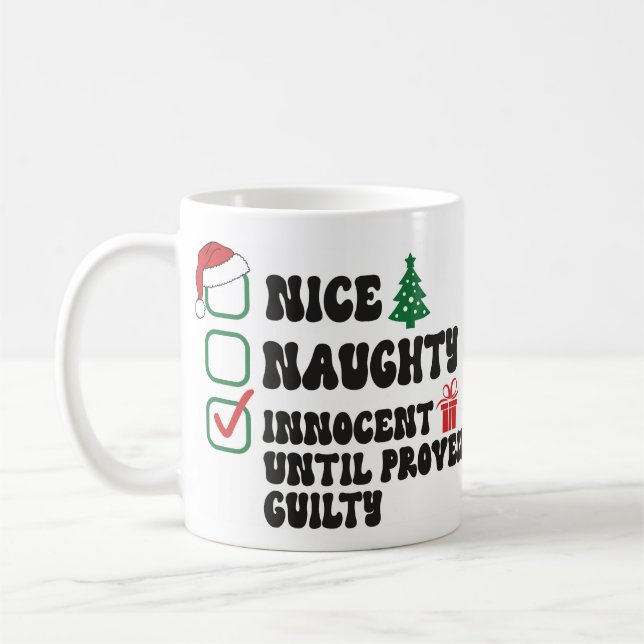 Mug Innocent Jusqu'À La Culpabilité Prouvée (Gauche)