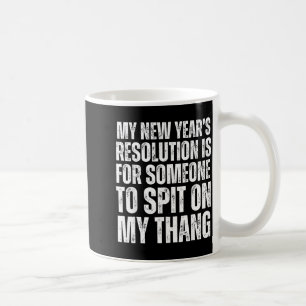 Mug Innuendo sexuel humour drôle offensant Nouvel An h