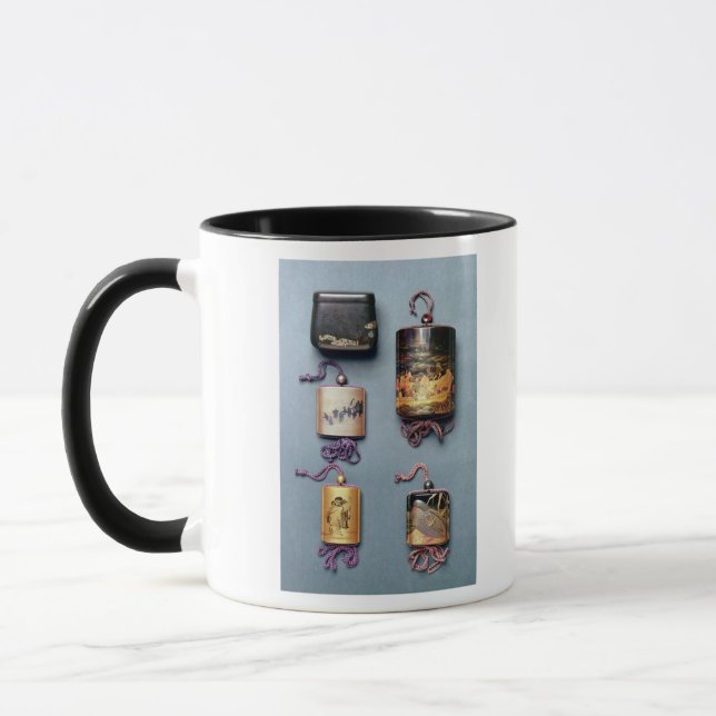 Mug Inro et blague à tabac (Gauche)