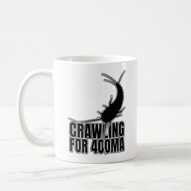 Mug Insecte primitive de poisson d'argent - Geek d'ent (Gauche)