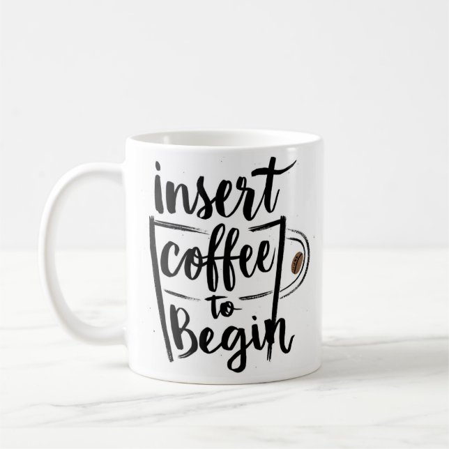 Mug insérer du café pour commencer (Gauche)
