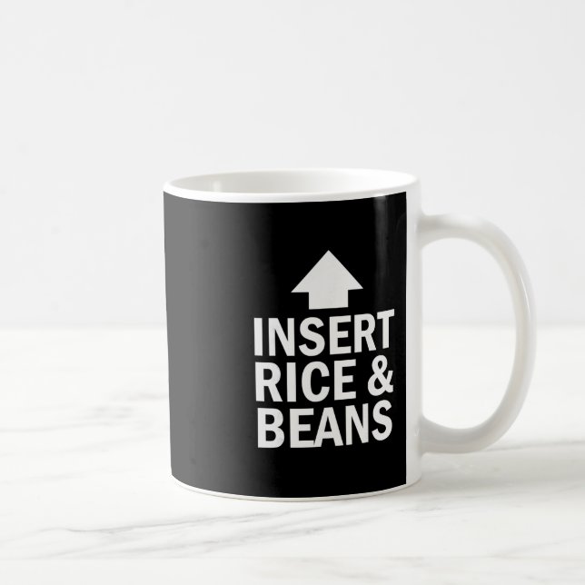 Mug Insert Rice And Beans Thanksgiving Pointing Arrow  (Droite)