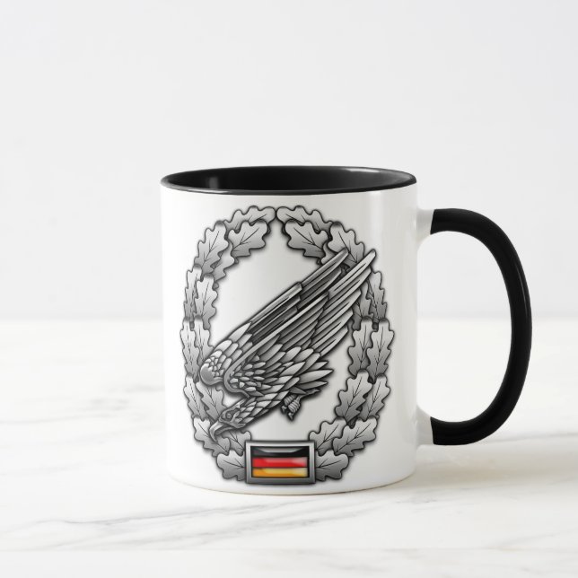 Mug Insigne de béret de la Fallschirmjägertruppe (Droite)