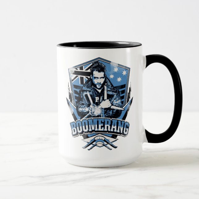 Mug Insigne de boomerang du peloton | de suicide (Droite)